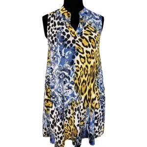 NWOT Boutique Animal Multiprint Pocket Tunic Small